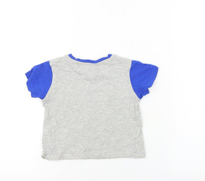 Primark  Boys Grey   Basic T-Shirt Size 2-3 Years