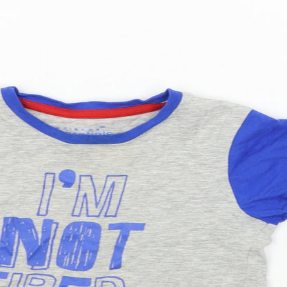 Primark  Boys Grey   Basic T-Shirt Size 2-3 Years