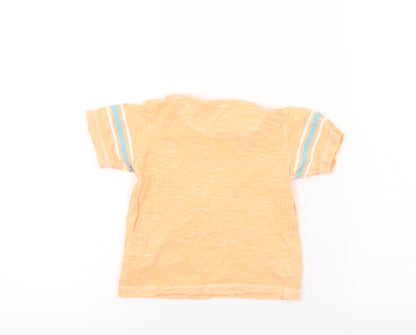 Primark  Boys Orange   Basic T-Shirt Size 2-3 Years