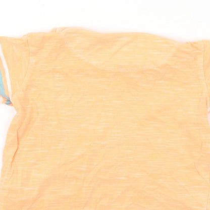 Primark  Boys Orange   Basic T-Shirt Size 2-3 Years