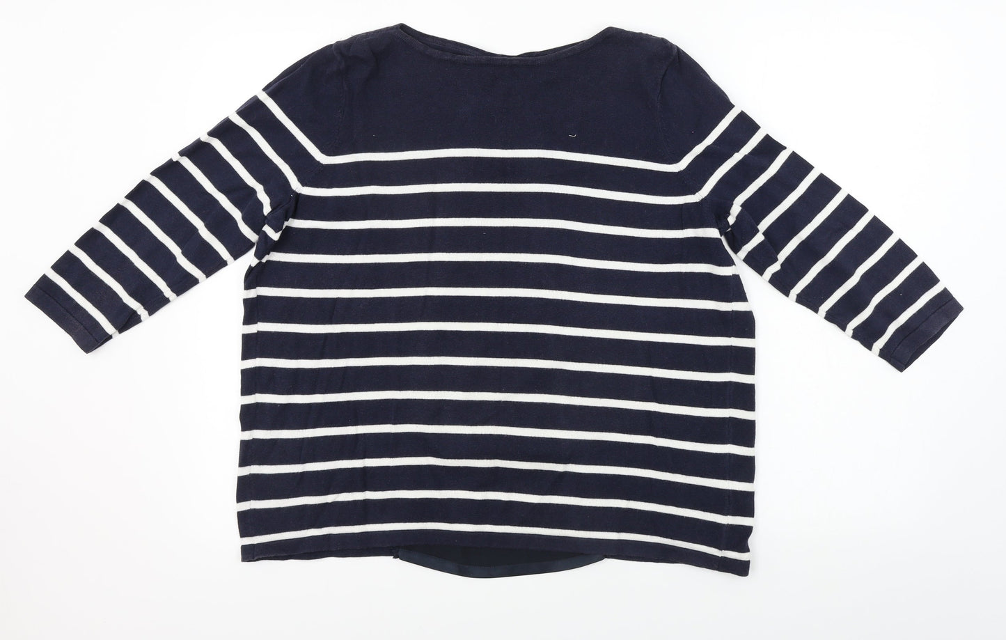 Womens UK Size M Wallis Blue Basic T-Shirt