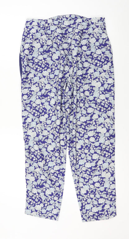 Womens UK Size 12 ASOS Regular Fit  Blue Trousers