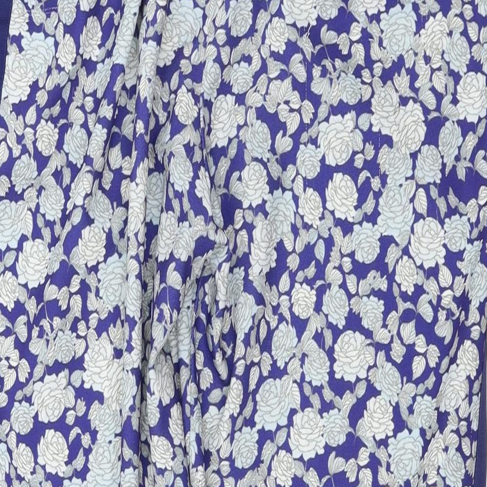 Womens UK Size 12 ASOS Regular Fit  Blue Trousers