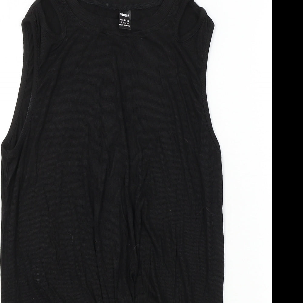 SheIn Womens Black   Basic Tank Size L