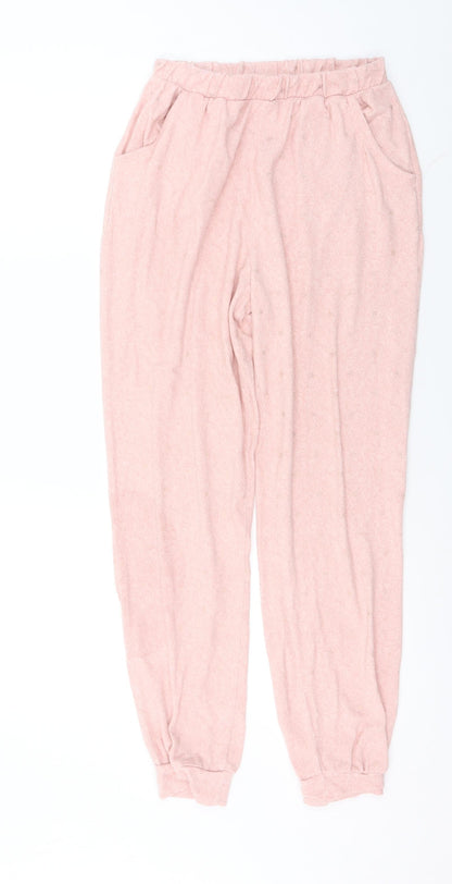 ANYA MADSEN  Womens Pink   Sweatpants Trousers Size 10 L24 in