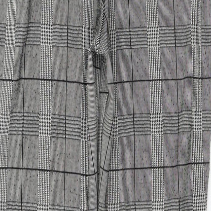 Preworn  Womens Grey Check  Trousers  Size L L23 in