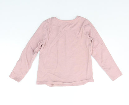 George Girls Pink   Basic T-Shirt Size 5-6 Years