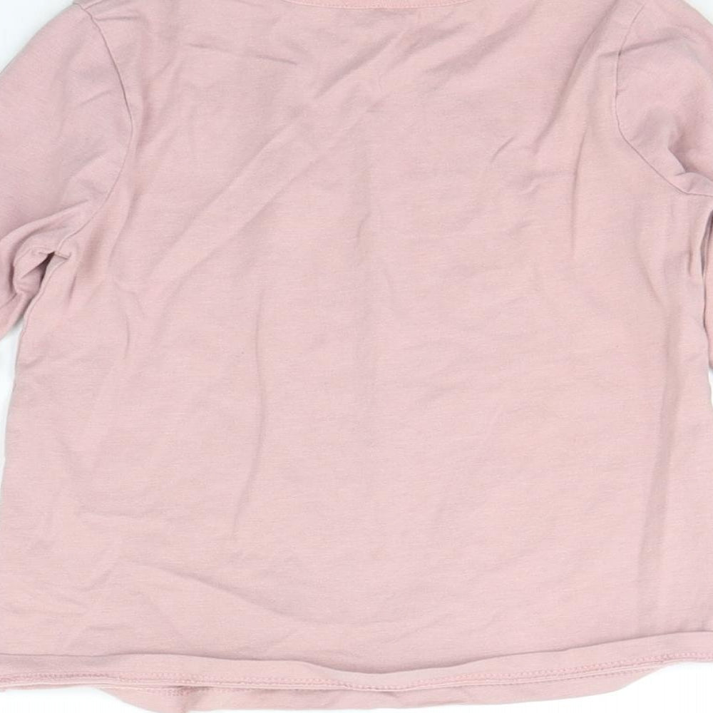 George Girls Pink   Basic T-Shirt Size 5-6 Years