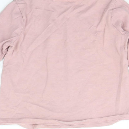 George Girls Pink   Basic T-Shirt Size 5-6 Years