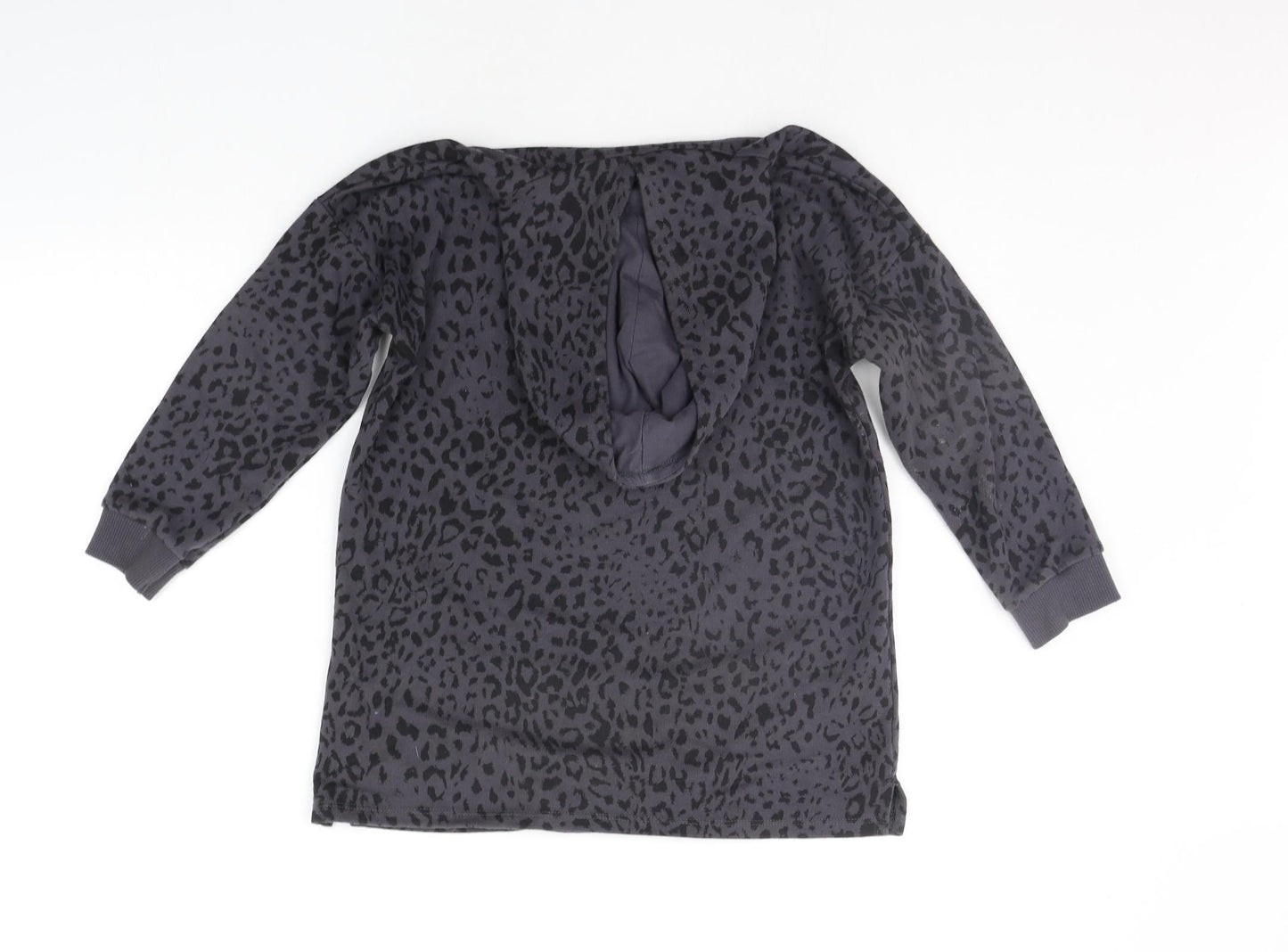 George Girls Green Animal Print  Pullover Jumper Size 6-7 Years