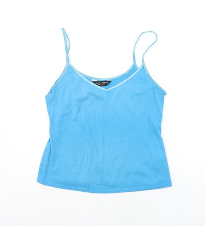 Womens UK Size 14 Dorothy Perkins Black Basic Tank