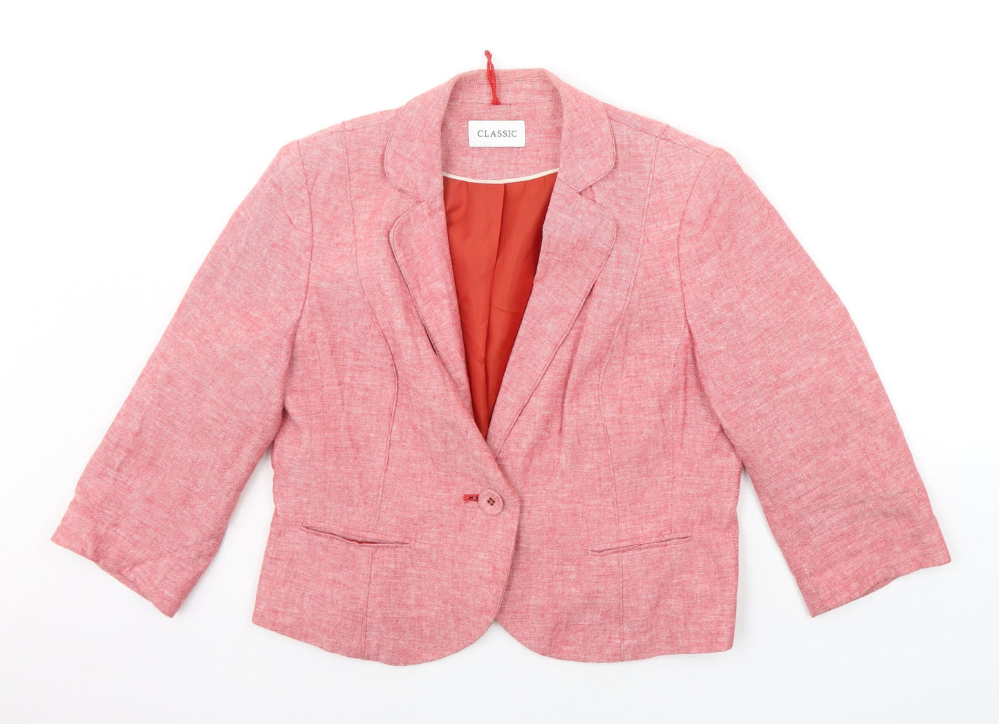 Marks and Spencer Womens Orange   Jacket Suit Jacket Size 10