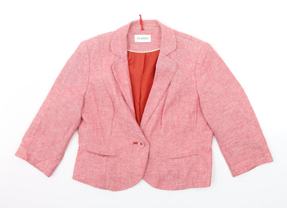 Marks and Spencer Womens Orange   Jacket Suit Jacket Size 10