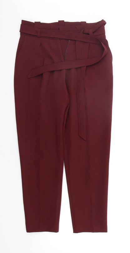 Womens UK Size 6 New Look Extra-Slim Fit  Purple Trousers