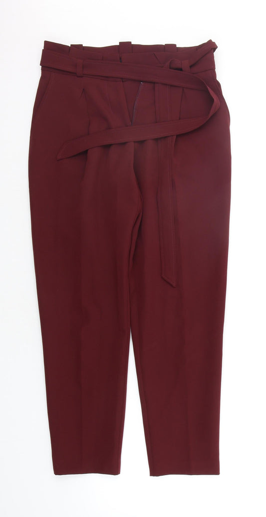 Womens UK Size 6 New Look Extra-Slim Fit  Purple Trousers