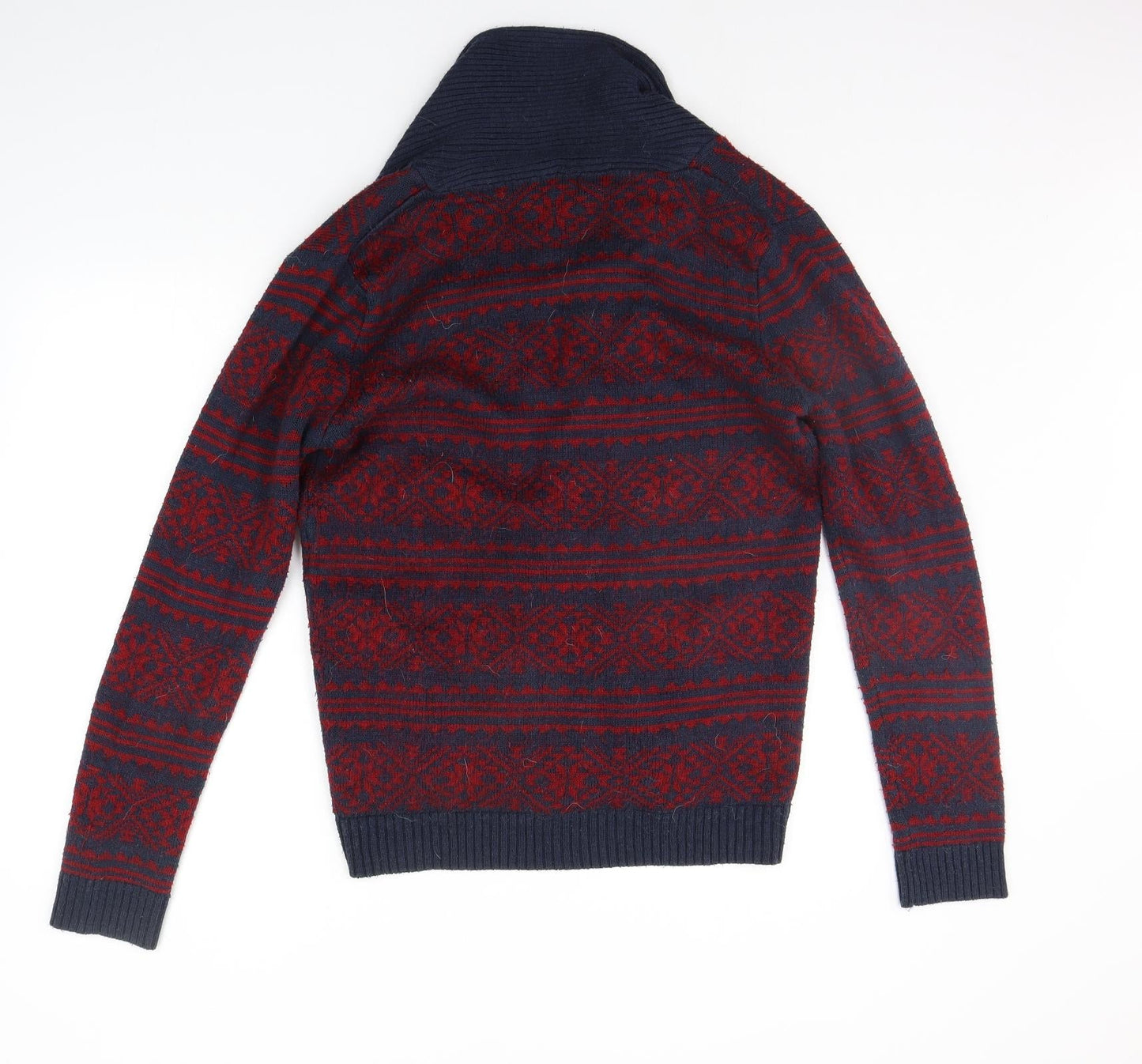 F&F Womens Red Floral  Cardigan Jumper Size S