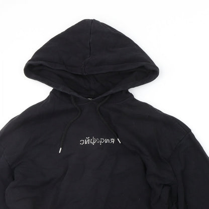 Mens UK Size XS ASOS Black Pullover Hoodie