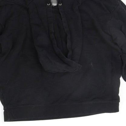 Mens UK Size XS ASOS Black Pullover Hoodie