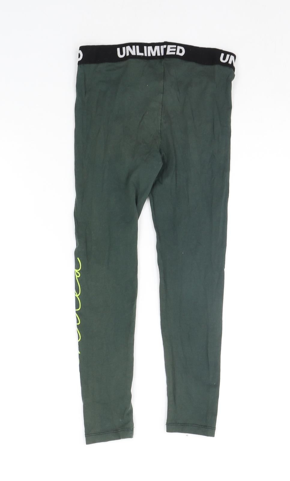 George Girls Gold   Jegging Trousers Size 7-8 Years