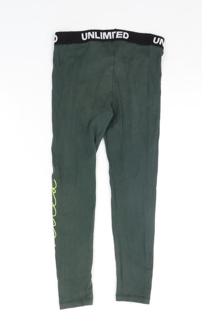 George Girls Gold   Jegging Trousers Size 7-8 Years