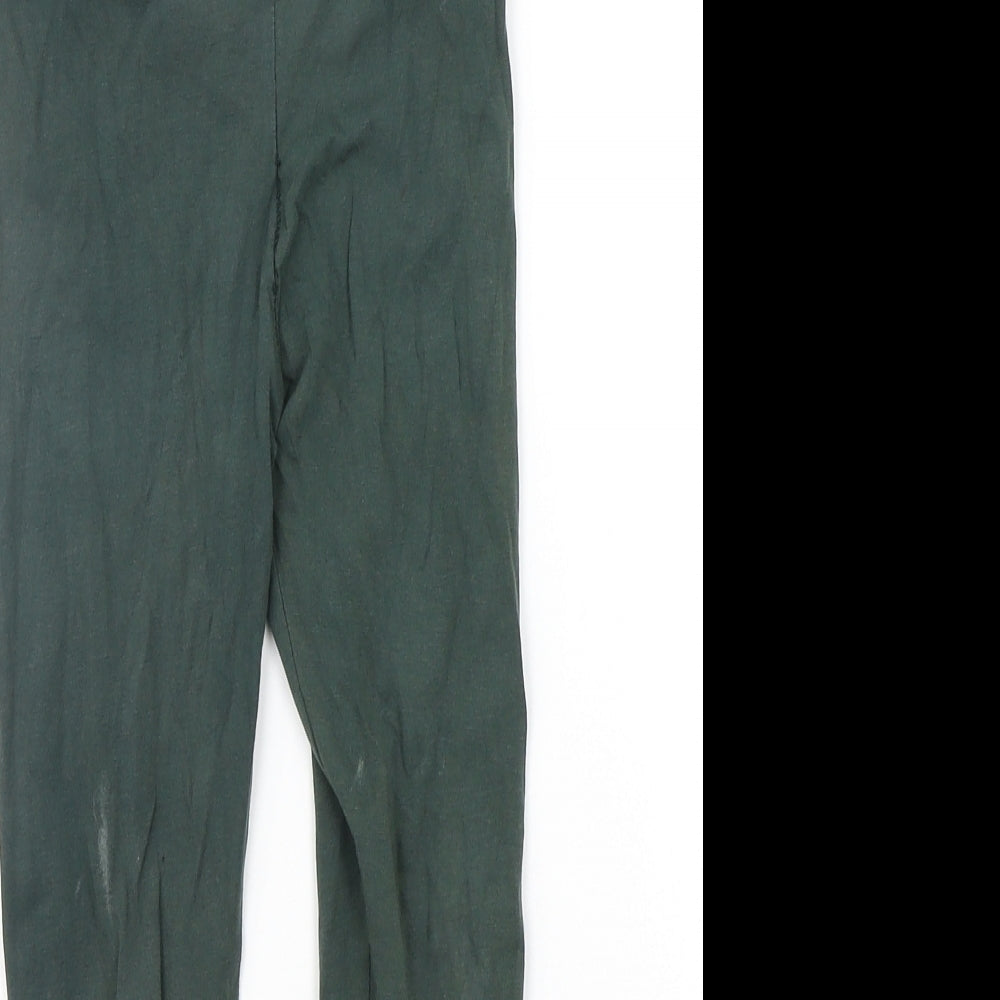 George Girls Gold   Jegging Trousers Size 7-8 Years