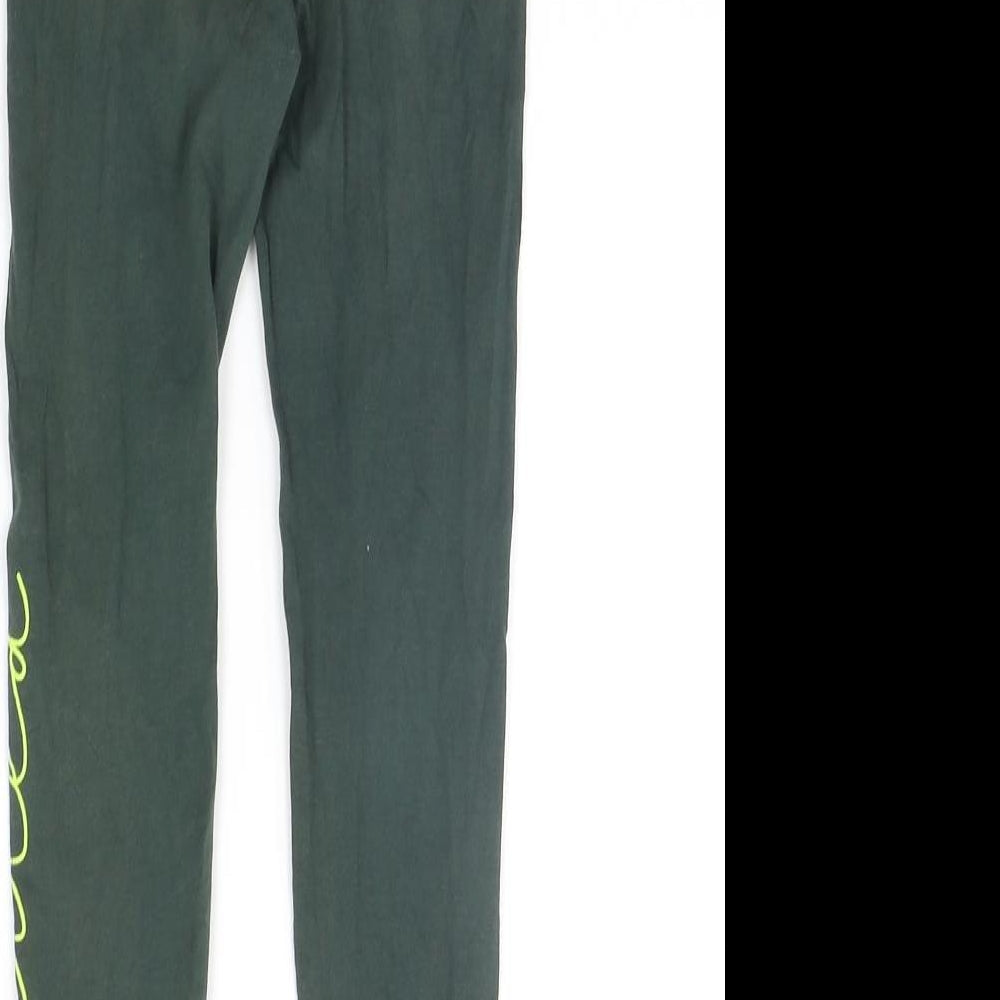 George Girls Gold   Jegging Trousers Size 7-8 Years