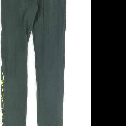 George Girls Gold   Jegging Trousers Size 7-8 Years
