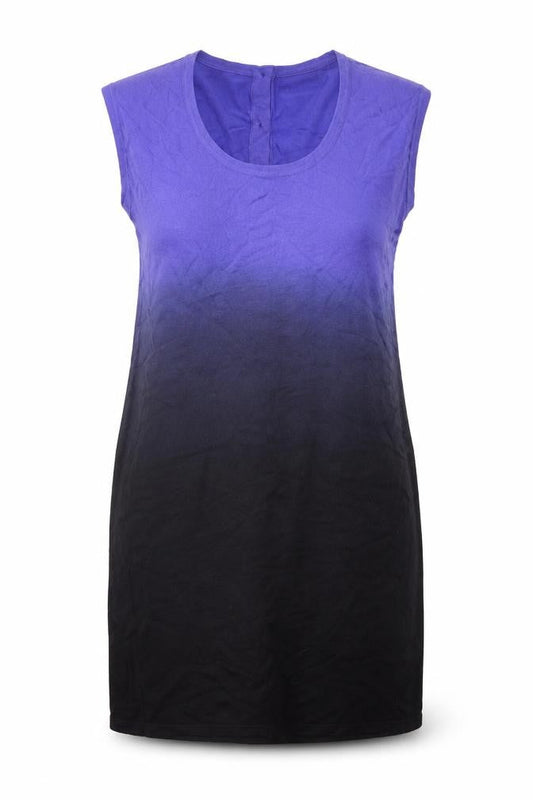Front view of Love Label women’s blue jacket dress, size UK 8