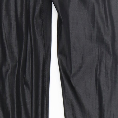 Crash One Girls Black   Jegging Trousers Size 11-12 Years