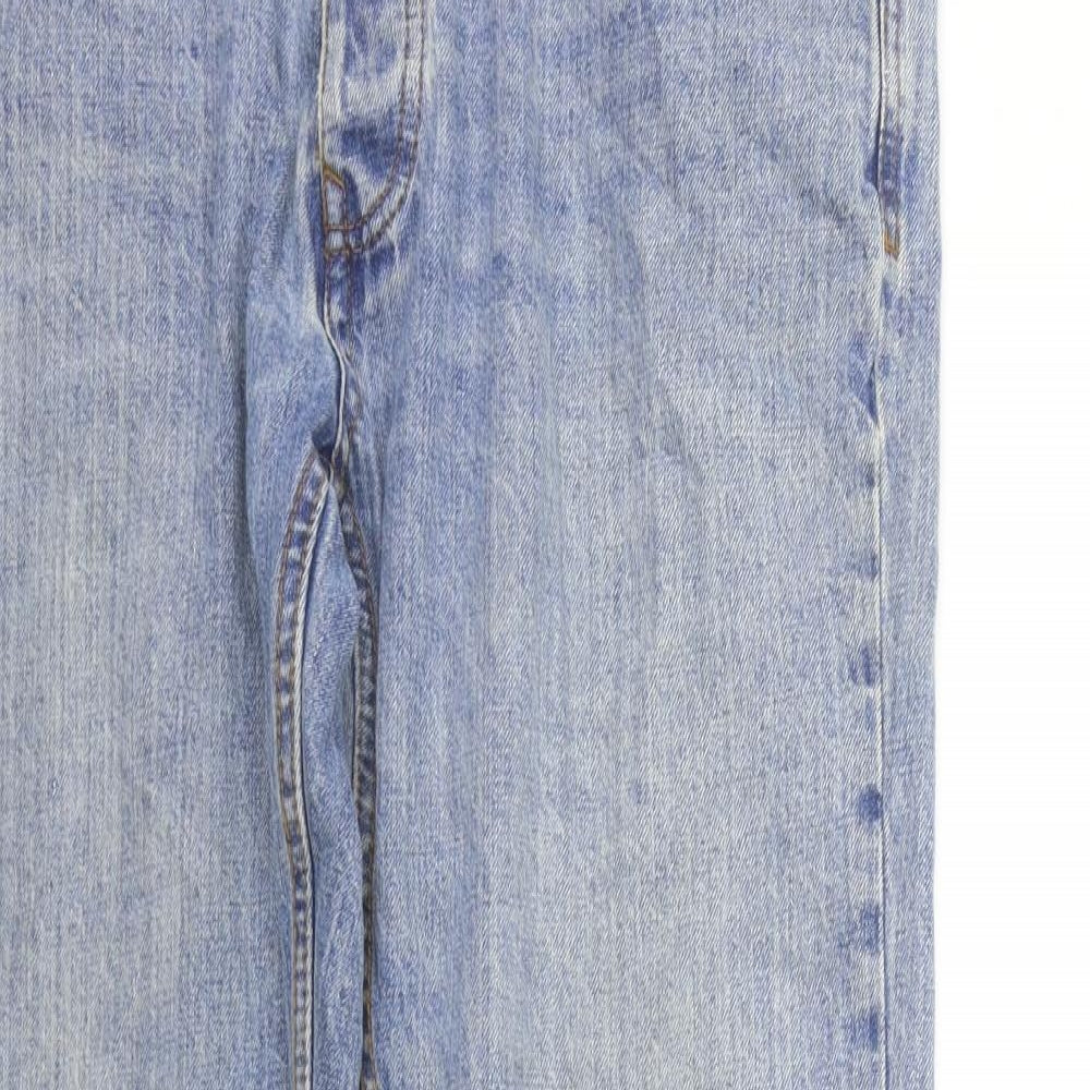 Womens UK Size 36 in Easy Regular Fit Straight Blue Jeans