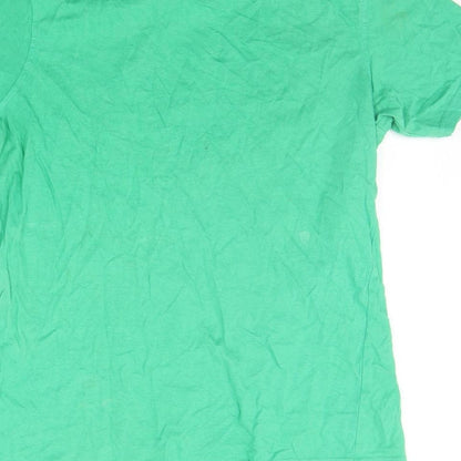 George Girls Green   Basic T-Shirt Size 13-14 Years  - chimp