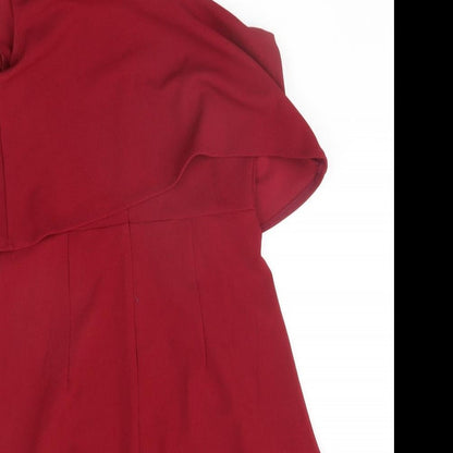 GIRL IN MIND Womens Red   Jumpsuit One-Piece Size 8