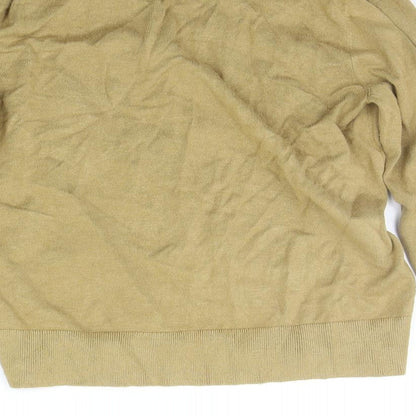 Womens UK Size L Jeanne Pierre Beige Cardigan Jumper