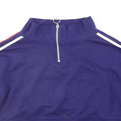 Womens UK Size S Divided Blue Pullover Jumper