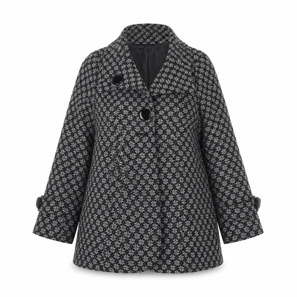 Womens UK Size M Apricot Grey Overcoat