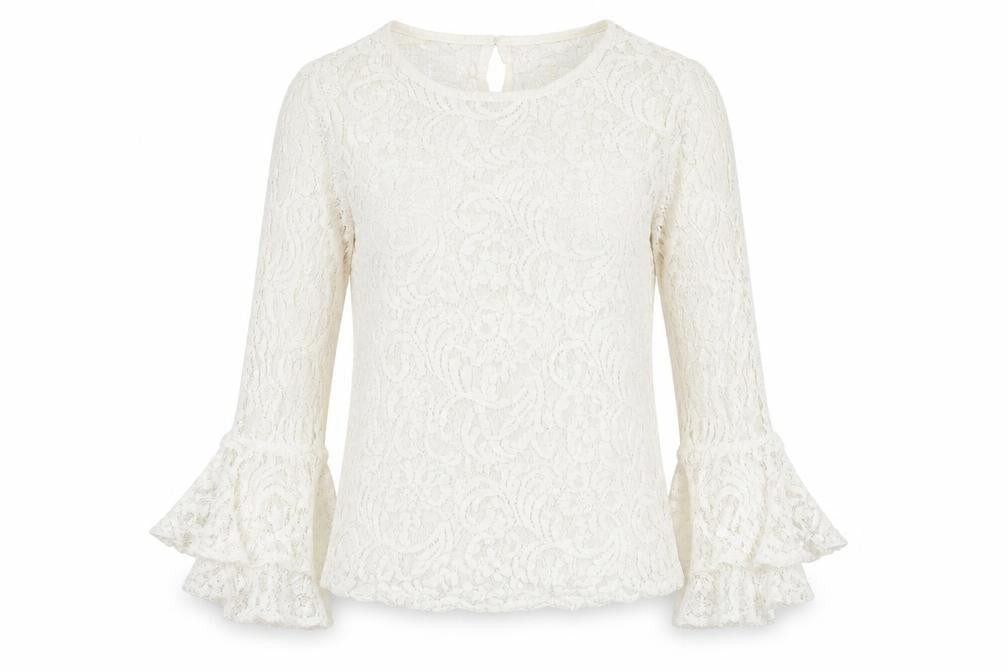 Womens UK Size 8 CAMEO ROSE White Basic Blouse
