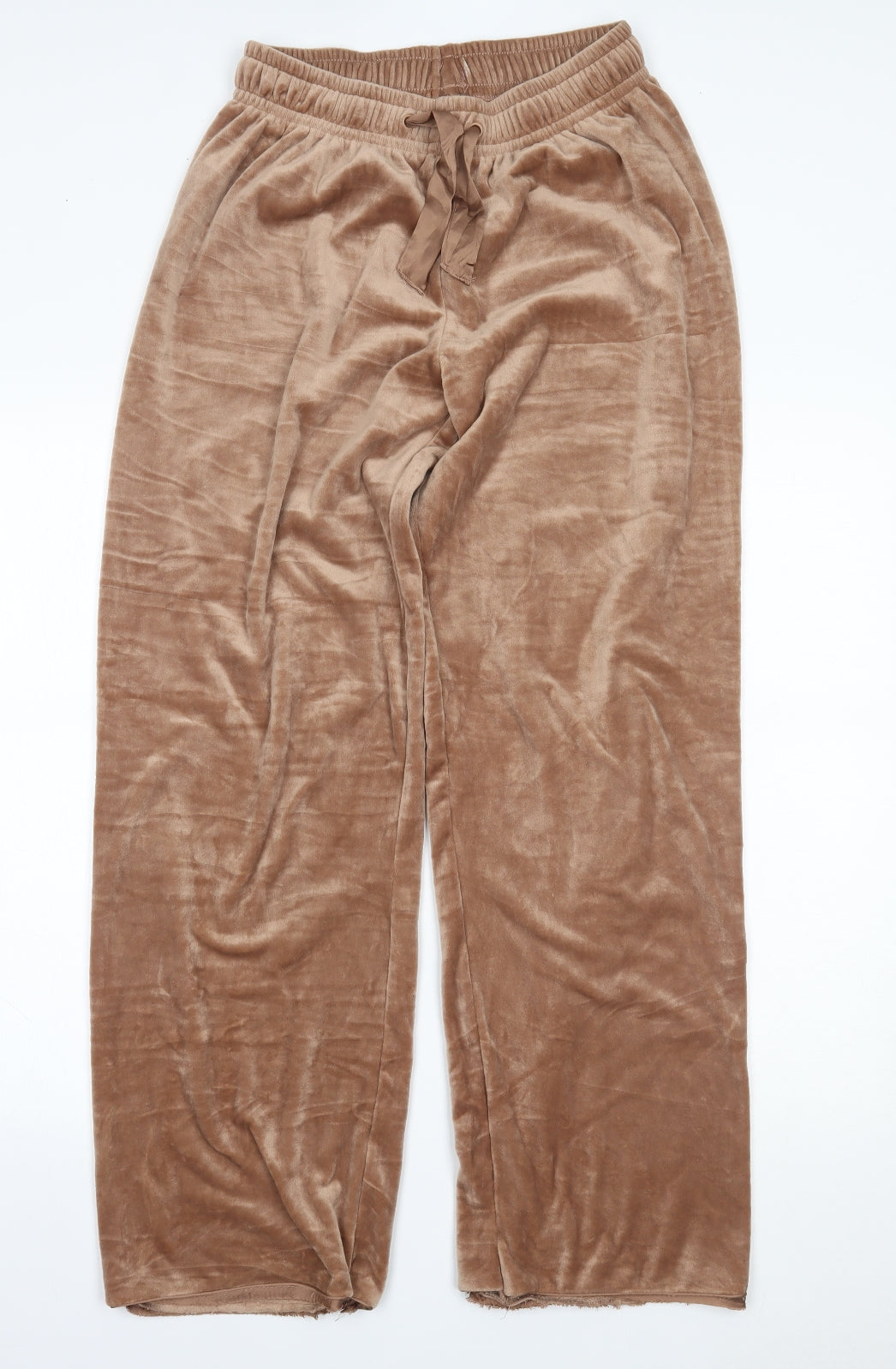 Womens UK Size S Primark Regular Fit Sweatpants Brown Trousers