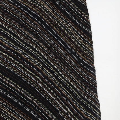 Berkertex Womens Brown Polka Dot  A-Line Skirt Size 14