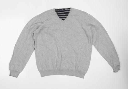 Marks and Spencer Mens Grey   Pullover Jumper Size L