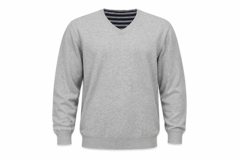 Mens UK Size L Marks and Spencer Grey Pullover Jumper