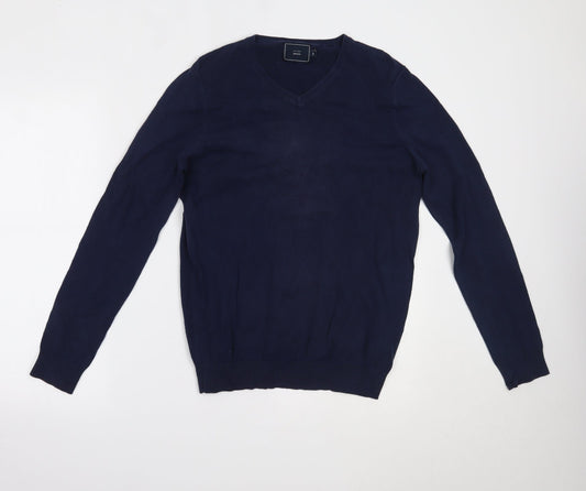 John Lewis Mens Blue   Pullover Jumper Size S