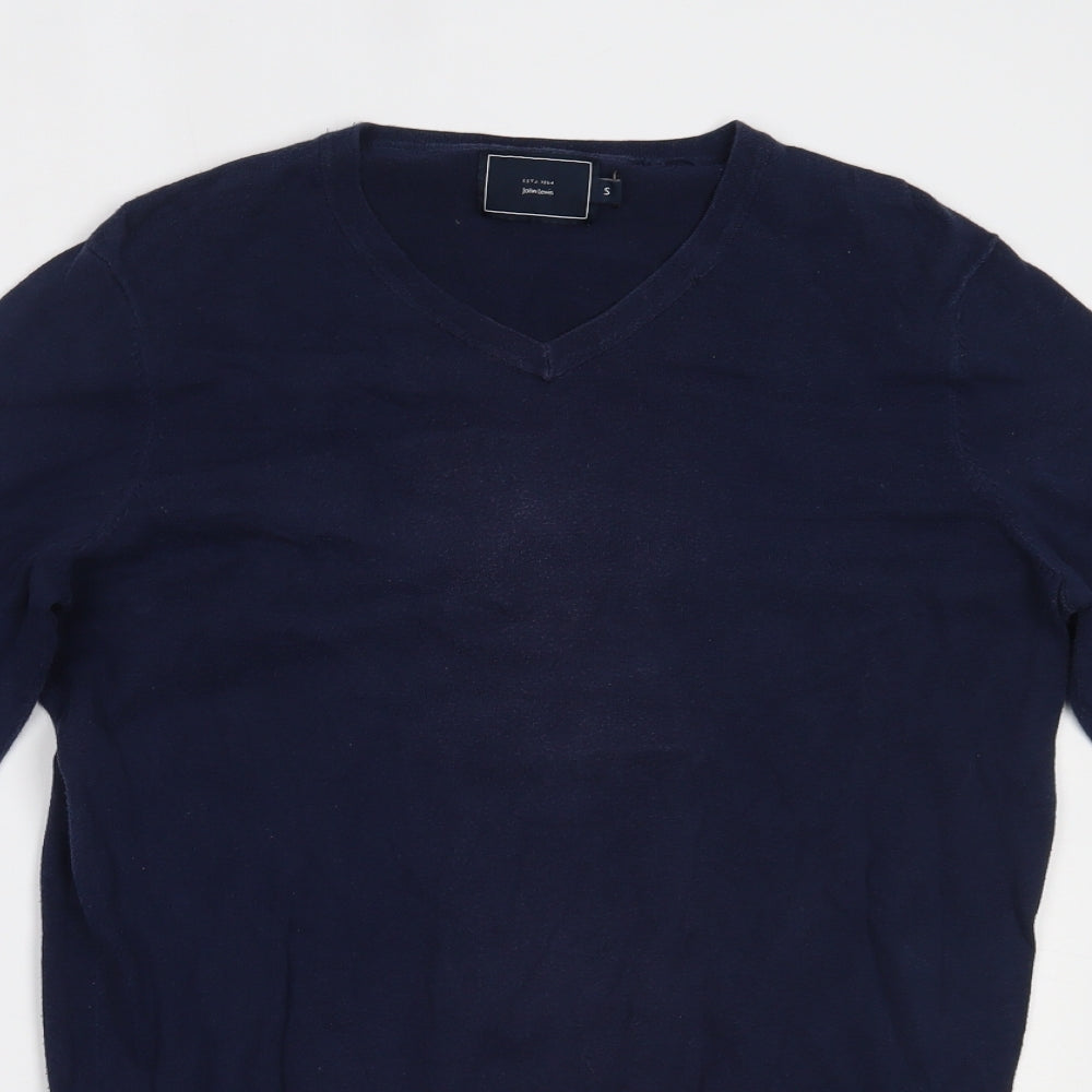 John Lewis Mens Blue   Pullover Jumper Size S