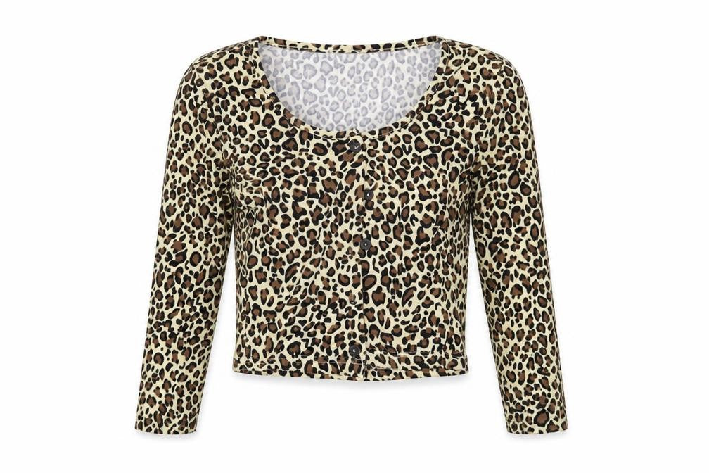 Womens UK Size XS SheIn Brown Cardigan Jumper