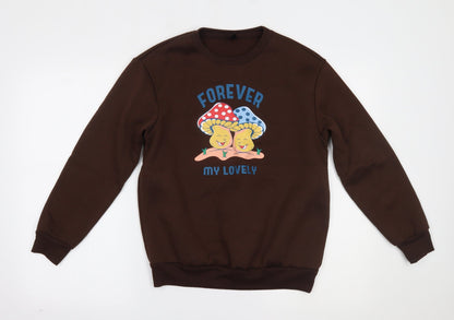 SheIn Womens Brown   Pullover Jumper Size XS