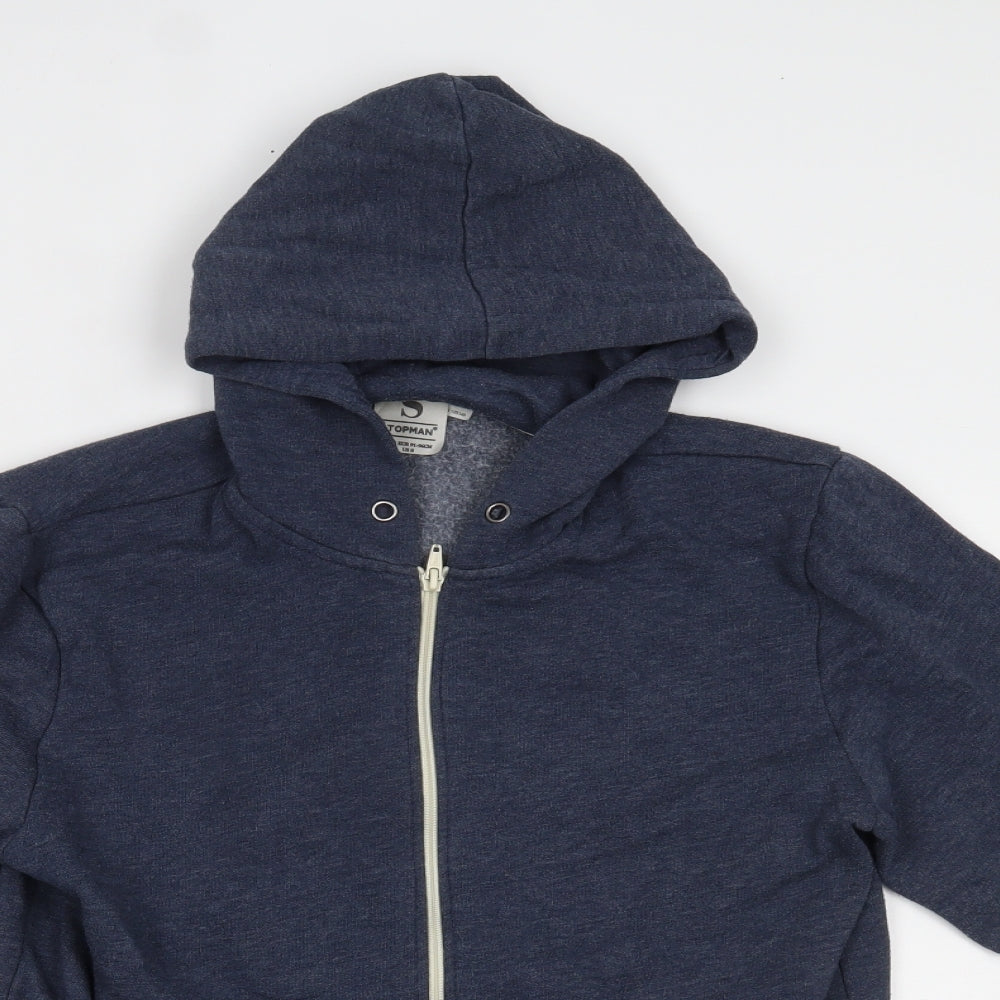 Mens UK Size S Topman Blue Jacket