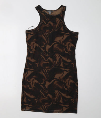 Primark Womens Brown   Bodycon  Size 14