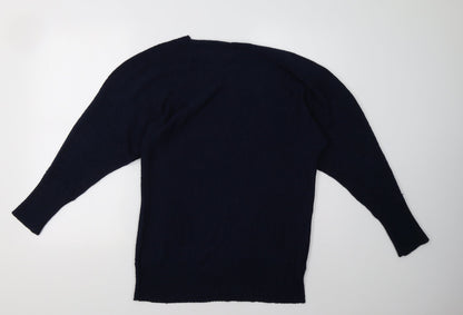 QED London Womens Blue   Pullover Sweatshirt Size L