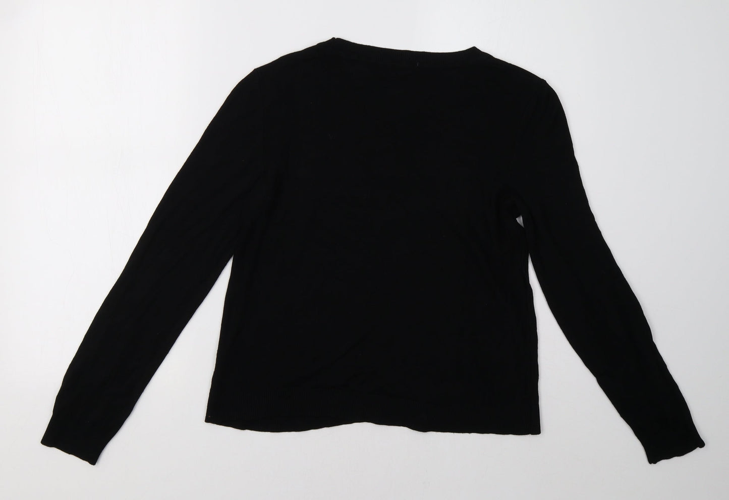 Womens UK Size 14 ASOS Black Pullover Sweatshirt