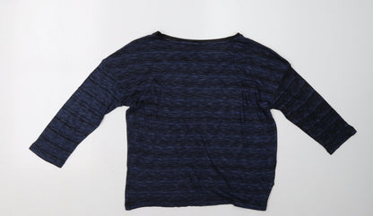 Womens UK Size 10 Marks and Spencer Blue Pullover Sweatshirt