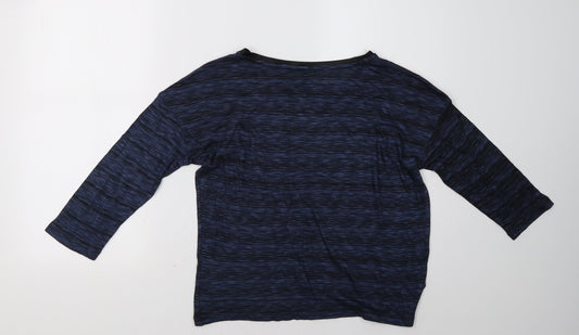 Womens UK Size 10 Marks and Spencer Blue Pullover Sweatshirt